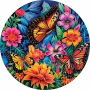SunsOut Beautiful Butterflies 500 Piece Jigsaw Puzzle By John Stewart
