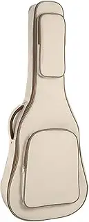 Guitar Bag Guitar Performance Bag Guitar Waterproof Backpack Musical Instrument Bag Perfect for Travelling(Beige)