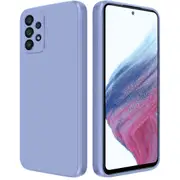 MCC For Samsung Galaxy A52s 5G Soft Liquid Silicone Shockproof Case Cover A528 [Grey Purple]