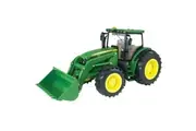 John Deere 1:16 Big Farm Tractor w Loader Lights Sound Kids Interactive Toy Fun