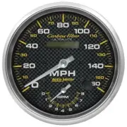 Auto Meter 4878 5" Tach/Speedo Gauge - 160mph/8K RPM, Carbon Fiber