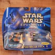 NIP! Star Wars Episode 1~Micro Machines~Pod Racer Pack 2 & Launchers~Please Read