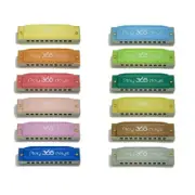 Suzuki 365 DAYS Harmonica Set of 12 Set of 12 Colored Harmonica Set! NEW