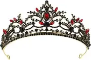 [PLAFOPE] Western Style Crown Bridal Tiara Wedding Head Decor for Parties Luxury Women Jewelry Lightweight Design with Fine Workmanship for Birthdays and Special Occasions