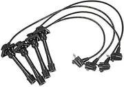 4pcs Spark Plug Ignition Wire, for, Celica 1994-1997, for Corolla, 1993-1997 Black Engine Ignition Wire