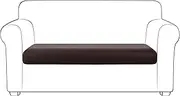 Yates Home PU Leather Couch Sofa Cushion Slipcover Water-Proof Elastic Chair RV Seat Covers Sofa Furniture Protector Slip Cover for Settee Seater Replacement in Living Room（Loveseat, Chocolate）