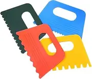 8 PCS Plastic Scraper Tools DIY Line Graffiti Tools Colored Plastic Paint Scrapers for Toddlers Kids Paint Crafts DIY Line Graffiti