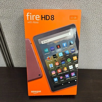 New) Amazon Fire HD 8 (10th Generation) 32GB HD Wi-Fi 8 inch Plum
