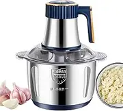 Electric Meat Grinder Stainless Steel Mincer - Automatic Kitchen Grinder 5L for Grinding Grains, Ice Crushing, Nut Butter, Meal Preparation, Bakery,