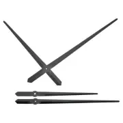 Clock Hands Kit, 2 Set Clock Hands Kits Clock Mechanism Movement Aluminum, Black