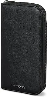 [Samsonite] Zip Travel Wallet, Black, Travel Wallet