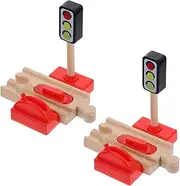 Little Plaything Trains Accessory Kit DIY Traffic Signal Model for Boys and Girls