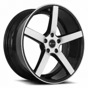 Vors Wheels Rim TR5 20x8.5 5x114.3 ET35 73.1CB Black Machined Face