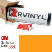 3M 3630 Scotchcal Kumquat Orange 74 Translucent Vinyl Film Craft Sign Sheet Roll