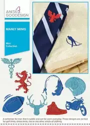 Manly Minis Anita Goodesign Embroidery Machine Design Cd