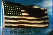 16mm #217 – NATIONAL ANTHEM – flag - music & subtitles – 1 min. 10 sec.
