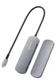 Elecom DST-C19SV/EC USB Type-C Hub Docking Station 5-in-1 with Fixed Stand
