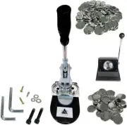 Button Making Machine 75mm 3 inch Kit, 1,000 Pin Badges, Punch Press, Free Parts