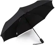 Kobold Business Travel Umbrella Automatic Windproof Foldable Auto Open Close Strong Lightweight Umbrellas Men Black Teflon Coating Umbrellas