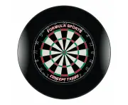 Formula Sports TX290 Genuine Bristle Dart Board and Black Dartboard Surround with Darts