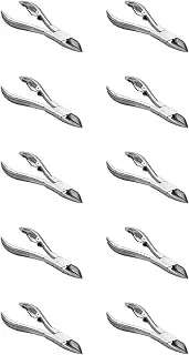 Binxind 10X Professional Feet Toe Nail Clippers Trimmer Cutters Paronychia Nippers Podiatry Stainless Foot Care Tools