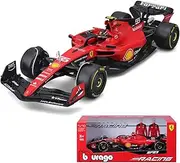 Bburago 1/43 - SF23 for Scuderia Ferrari F1 Team SF23 Signature Die cast Adults Model Car Display F1 GP 2023 Collection (#55 Carlos Sainz)