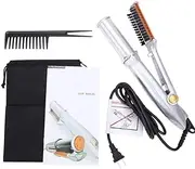 Professional Hair Straightening Iron Curling Iron Straightener Curler Styler 3 In 1 Multi Hair Styling Tool Flat Iron With Brush