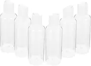 Ipetboom 6Pcs Travel Bottles for Toiletries Plastic Containers with Caps Leakproof Shampoo and Lotion Storage for Outdoor Travel and Business Trips