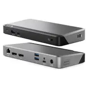 Alogic DUPRDX2-100 DX2 Dual 4K Display Universal Docking Station with 100W Power Delivery