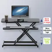 Standing Desk Laptop Riser Sit Stand Computer Riser Up Height Adjustable Stand