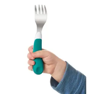 【現貨】美國 OXO 兒童防滑不鏽鋼湯叉組 湯匙、叉子  tot 寶寶學習叉匙組 學習餐具 叉匙
