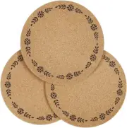 Round Cork Trivet Hot Pads for Kitchen, Dishes, Pots, Pans, Baking Sheets - Triv