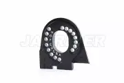 Jazrider Aluminum Motor Mount Plate (Black) For Traxxas TRX-4 RC Hop Up Parts