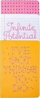 ban.do Rough Draft Notebook Journal Set of 3, Soft Cover Stitch Notebooks with 32 Lined Pages Each (Infinite Potential)