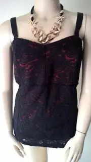 WOMENS PLUS SIZE 22 SEXY BUSTIER TOP NEW WITH TAG AUTOGRAPH BRAND
