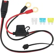 1PC GC008 to M10 Eyelet Terminal Wires Harness Smart Battery Chargers Extension Cable for M10 (3/8-Inch) Hole Size Compatible with G750 G1100 G3500 G7200 and G4 Models