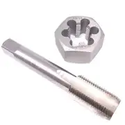 US Stock HSS 7/8-14 Tap & 7/8-14 Hexagon Die Thread Right Hand Set