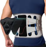 2024 Upgrade Back Brace for Lower Back Pain Women/Men, Back Brace Support New Q5