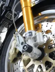 R&G Racing Black Fork Protectors For 2024-2025 Norton Commando 961 Sport
