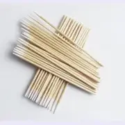 Disposable Eyelash Swab Applicator Micro swap wooden Lash Extension Tool 100-500