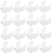 20pcs Clips for Pipe Support Water Pipe Repair Clamp Plastic Hose Clamp Pvc White