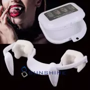 Retractable Vampire Teeth Halloween Cosplay Horror Costume Zombie Fangs w/ Box