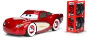 Disney Pixar Cars 1:24 Cruising Lightning McQueen Die-Cast Car and Rubber Tires