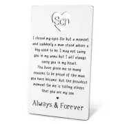 To My Son Gifts from Mom and Dad Son Wallet Card from Mom Dad Son Son-4