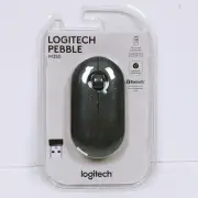 Logitech Pebble Wireless Mouse with Bluetooth or 2.4 GHz Receiver, Silent, SliM