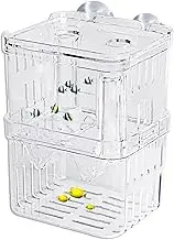 Fish Breeding Tanks - Acrylic Hatchery Incubator Fish Tank, Fish Tank Divider Acclimation Box | Fish Tank Divider Acclimation Box, Floating Design Baby Fish Tank for Baby Fishes, Shrimp, Clownfish