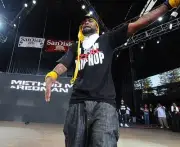 Rapper Method Man performs Rock The Bells Music Arts Festival on A- Old Photo 6
