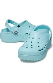 CROCS BAYA PLATFORM Clog Sandals Unisex Women's 9 US