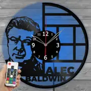 LED Vinyl Clock Alec Baldwin Light Vinyl Record Wall Clock Decor Home 4210