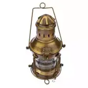 Nautical Decor Antique Vintage 10 Inch Steel Kerosene Oil lamp